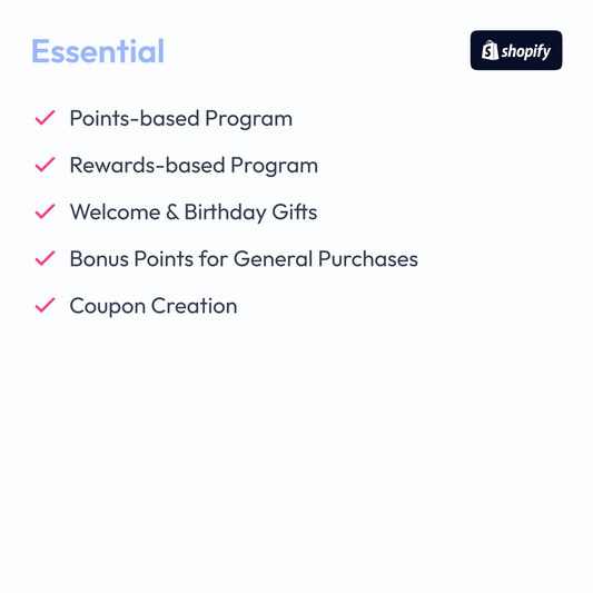 Echo Loyalty Essential Service with Shopify integration