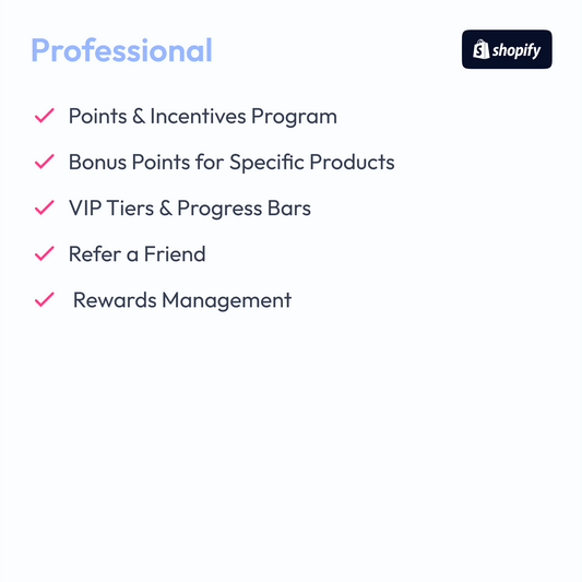 Echo Loyalty Professional Service with Shopify integration